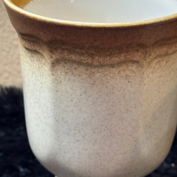 Mikasa Stoneware Whole Weat Goblet Wine Cups Japan - Picture 5 of 12